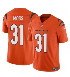 Youth Cincinnati Bengals #31 Zack Moss Orange 2024 F.U.S.E. Vapor Untouchable Limited Stitched Jersey