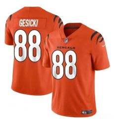 Youth Cincinnati Bengals #88 Mike Gesicki Orange Vapor Untouchable Limited Stitched Jersey