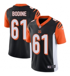 Youth Nike Cincinnati Bengals #61 Russell Bodine Vapor Untouchable Limited Black Team Color NFL Jersey