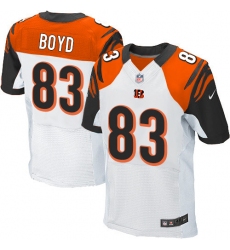 Men's Nike Cincinnati Bengals #83 Tyler Boyd Elite White NFL Jersey