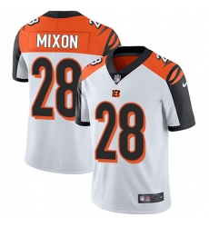 Youth Nike Cincinnati Bengals #28 Joe Mixon Vapor Untouchable Limited White NFL Jersey