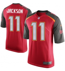 Men's Nike Tampa Bay Buccaneers #11 DeSean Jackson Game Red Team Color NFL Jersey