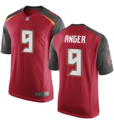Men's Nike Tampa Bay Buccaneers #9 Bryan Anger Game Red Team Color NFL Jersey