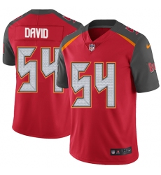 Youth Nike Tampa Bay Buccaneers #54 Lavonte David Elite Red Team Color NFL Jersey