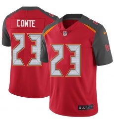 Youth Nike Tampa Bay Buccaneers #23 Chris Conte Elite Red Team Color NFL Jersey