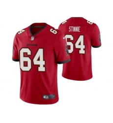 Men's Tampa Bay Buccaneers #64 Aaron Stinnie Red Vapor Untouchable Limited Stitched Jersey