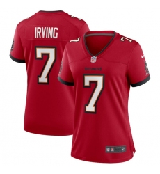 Women's Tampa Bay Buccanee #7 Bucky Irving Red Stitched Game Jersey(Run Small)