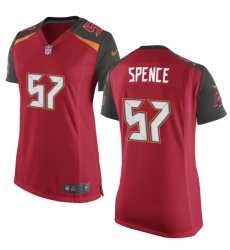 Women's Nike Tampa Bay Buccaneers #57 Noah Spence Game Red Team Color NFL Jersey