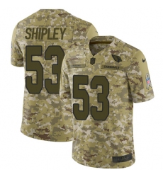 Youth Nike Arizona Cardinals #53 A.Q. Shipley Limited Camo 2018 Salute to Service NFL Jersey