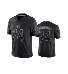 Men's Arizona Cardinals #74 D.J. Humphries Black Reflective Limited Stitched Football Jersey