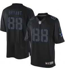 Men's Nike Dallas Cowboys #88 Dez Bryant Limited Black Impact NFL Jersey