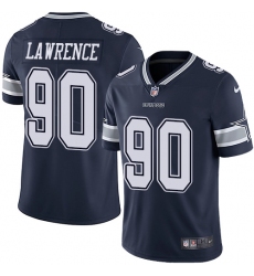 Men's Nike Dallas Cowboys #90 Demarcus Lawrence Navy Blue Team Color Vapor Untouchable Limited Player NFL Jersey