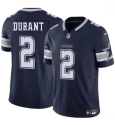 Men's Dallas Cowboys #2 Cobie Durant Navy 2026 F.U.S.E Vapor Untouchable Limited Stitched Football Jersey