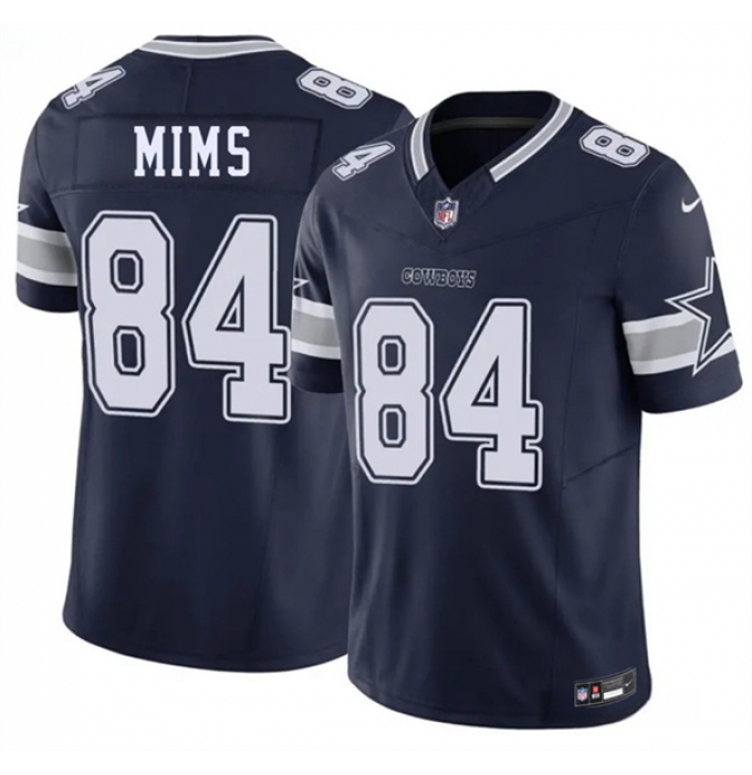 Men's Dallas Cowboys #84 Denzel Mims Navy 2026 F.U.S.E. Vapor Untouchable Limited Stitched Football Jersey