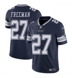 Youth Dallas Cowboys #27 Royce Freeman Navy Vapor Untouchable Limited Stitched Football Jersey