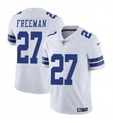 Youth Dallas Cowboys #27 Royce Freeman White Vapor Untouchable Limited Stitched Football Jersey