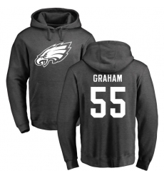 Nike Philadelphia Eagles #55 Brandon Graham Ash One Color Pullover Hoodie