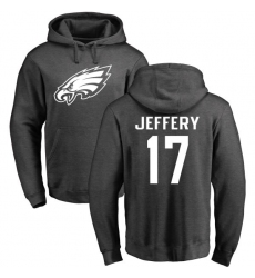 Nike Philadelphia Eagles #17 Alshon Jeffery Ash One Color Pullover Hoodie