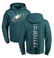 Nike Philadelphia Eagles #17 Alshon Jeffery Green Backer Pullover Hoodie