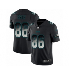 Men's Philadelphia Eagles #86 Zach Ertz Black Smoke Fashion Limited Jersey
