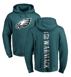 Nike Philadelphia Eagles #67 Chance Warmack Green Backer Pullover Hoodie