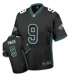 Men's Nike Philadelphia Eagles #9 Nick Foles Limited Black Drift Fashion NFL Jersey