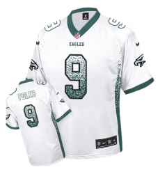 Men's Nike Philadelphia Eagles #9 Nick Foles Limited White Drift Fashion NFL Jersey