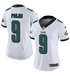 Women's Nike Philadelphia Eagles #9 Nick Foles White Vapor Untouchable Limited Player NFL Jersey