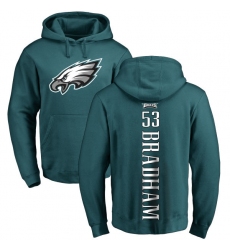 Nike Philadelphia Eagles #53 Nigel Bradham Green Backer Pullover Hoodie