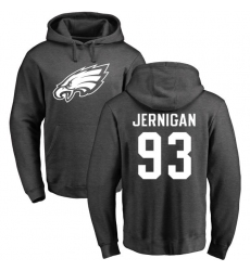 Nike Philadelphia Eagles #93 Timmy Jernigan Ash One Color Pullover Hoodie