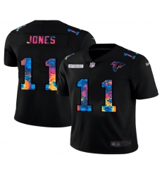Men's Atlanta Falcons #11 Julio Jones Rainbow Version Nike Limited Jersey