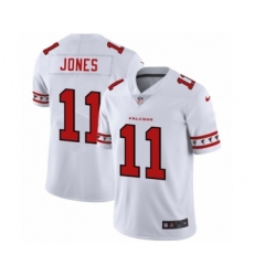 Men's Atlanta Falcons #11 Julio Jones White Team Logo Cool Edition Jersey