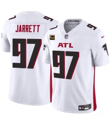 Men's Atlanta Falcons #97 Grady Jarrett White 2024 F.U.S.E With 4-Star C Vapor Untouchable Limited Football Stitched Jersey