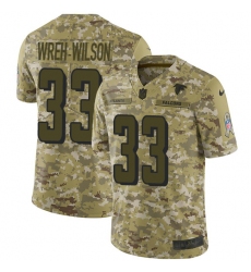 Youth Nike Atlanta Falcons #33 Blidi Wreh-Wilson Limited Camo 2018 Salute to Service NFL Jersey