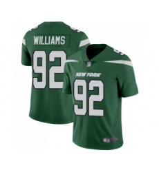 Youth New York Jets #92 Leonard Williams Green Team Color Vapor Untouchable Limited Player Football Jersey