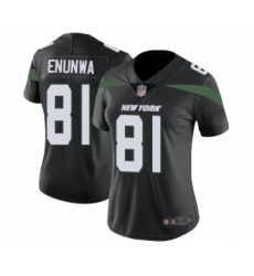 Women's New York Jets #81 Quincy Enunwa Black Alternate Vapor Untouchable Limited Player Football Jersey
