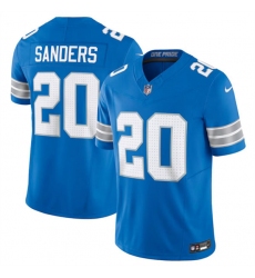 Men's Detroit Lions #20 Barry Sanders Blue 2024 F.U.S.E. Vapor Limited Stitched Jersey