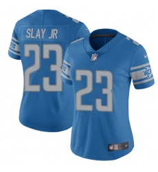 Women's Nike Detroit Lions #23 Darius Slay Jr Blue Team Color Vapor Untouchable Elite Player NFL Jersey