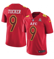 Men's Nike Baltimore Ravens #9 Justin Tucker Limited Red 2017 Pro Bowl NFL Jersey Men's Nike Baltimore Ravens #9 Justin Tucker Limited Red 2017 Pro Bowl NFL Jersey