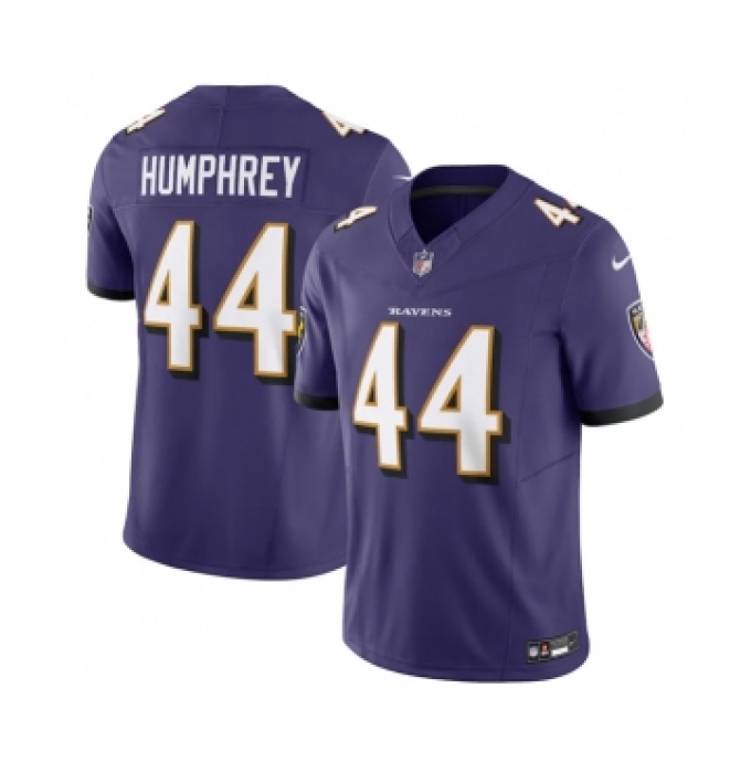 Men's Baltimore Ravens #44 Marlon Humphrey Purple 2023 F.U.S.E Vapor Jersey