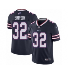 Women's Buffalo Bills #32 O. J. Simpson Limited Navy Blue Inverted Legend Football Jersey