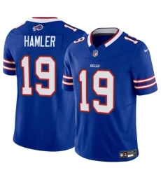 Men's Buffalo Bills #19 KJ Hamler Blue 2024 F.U.S.E. Vapor Untouchable Limited Stitched Football Jersey