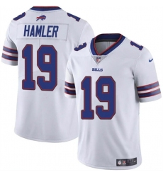 Men's Buffalo Bills #19 KJ Hamler White 2024 Vapor Untouchable Limited Stitched Football Jersey