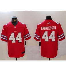 Men's Buffalo Bills #44 Joe Andreessen Red Vapor Untouchable Limited Stitched Jersey