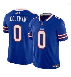 Youth Buffalo Bills #0 Keon Coleman Blue 2024 Draft F.U.S.E. Vapor Untouchable Limited Football Stitched Jersey