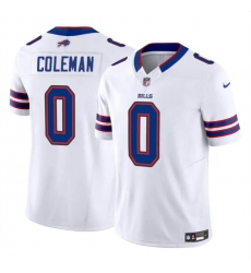 Youth Buffalo Bills #0 Keon Coleman White 2024 Draft F.U.S.E. Vapor Untouchable Limited Football Stitched Jersey