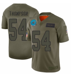 Youth Carolina Panthers #54 Shaq Thompson Limited Camo 2019 Salute to Service Football Jersey