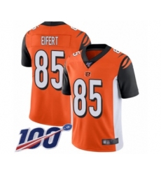 Men's Cincinnati Bengals #85 Tyler Eifert Orange Alternate Vapor Untouchable Limited Player 100th Season Football Jersey