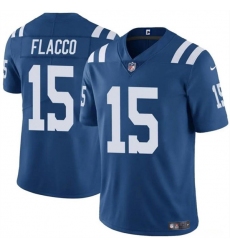 Youth Indianapolis Colts #15 Joe Flacco Blue Vapor Untouchable Limited Football Stitched Jersey