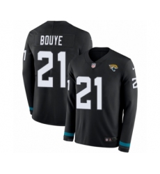 Youth Nike Jacksonville Jaguars #21 A.J. Bouye Limited Black Therma Long Sleeve NFL Jersey